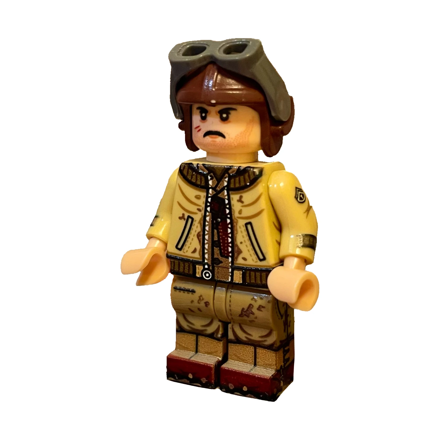 Fury Sherman Gunner Bible Swan WWII – Custom Printed Brick Block Figure Fury Sherman Gunner Bible Swan WWII – Custom Printed Brick Block Figure
