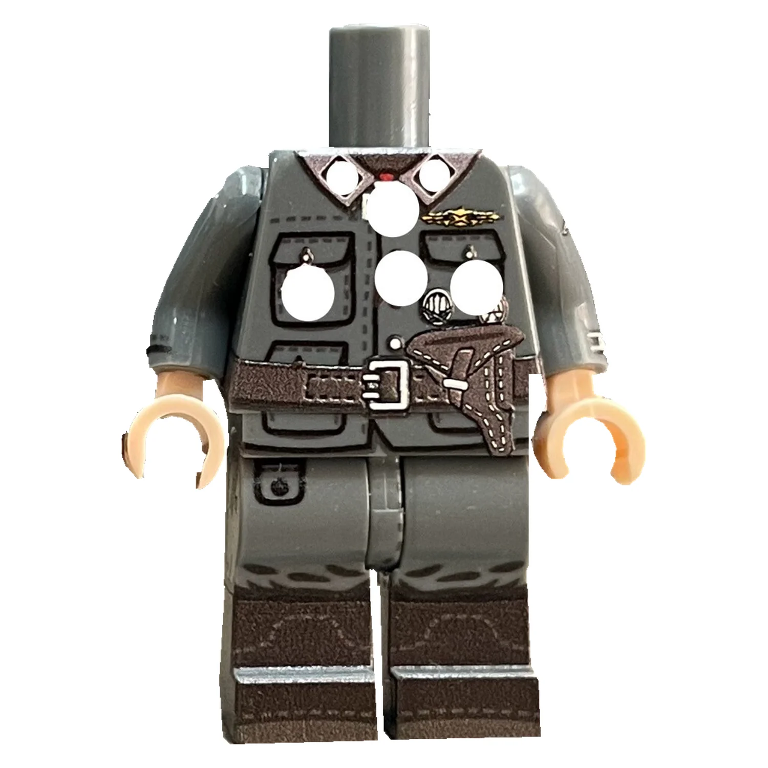 German Dark Gray Uniform Bodies Two Figure Collection WWII – Custom ...