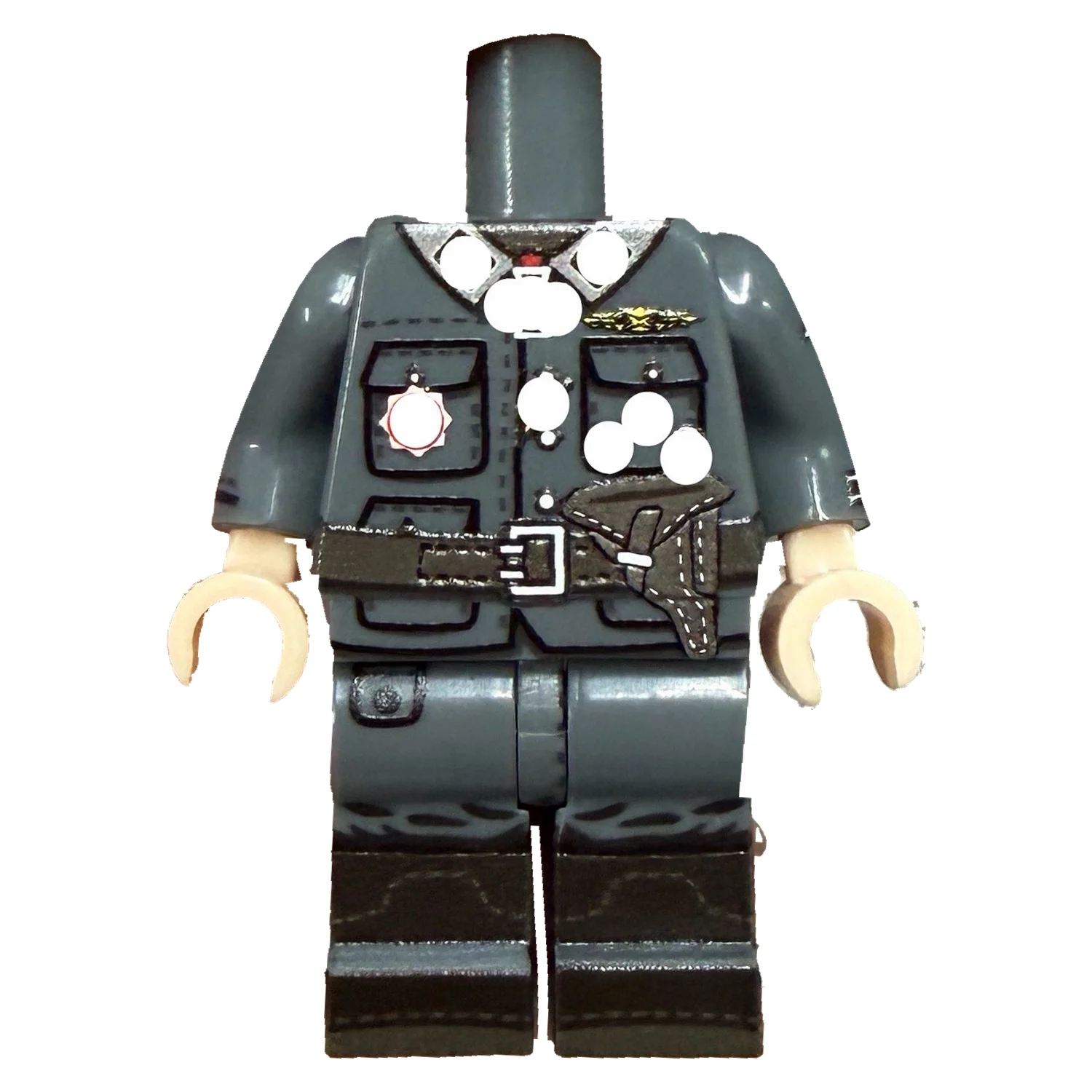 German Dark Gray Uniform Bodies Two Figure Collection WWII – Custom ...