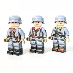 German Luftwaffe Flak Squad Three Figures Collection WWII – Custom Printed Brick Block Figure German Luftwaffe Flak Squad Three Figures Collection Wwii – Custom Printed Brick Block Figure