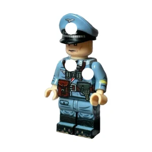Hermann Goring Division Soldier with Visor Cap and Pouches WWII – Custom Printed Brick Block Figure Hermann Goring Division Soldier with Visor Cap and Pouches WWII – Custom Printed Brick Block Figure