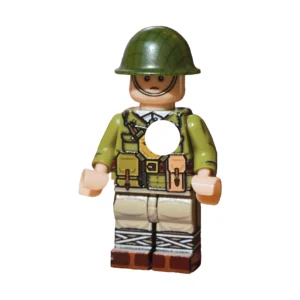 Japanese Okinawa Campaign Soldier with Net Helmet and Light Vest WWII – Custom Printed Brick Block Figure Japanese Okinawa Campaign Soldier with Net Helmet and Light Vest WWII – Custom Printed Brick Block Figure