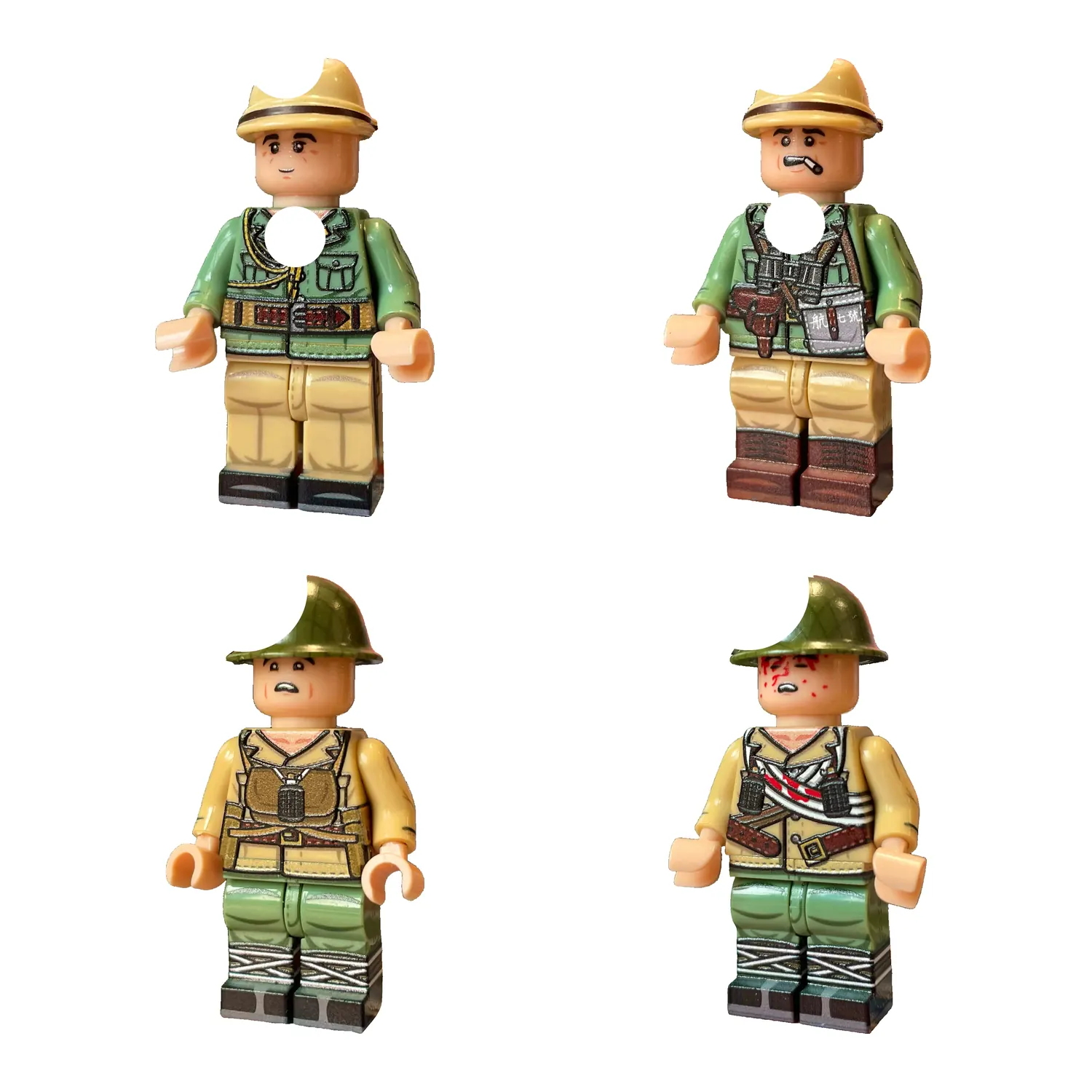 Japanese Saipan Campaign Soldiers Collection WWII – Custom Printed Brick Block Figure Japanese Saipan Campaign Soldiers Collection WWII – Custom Printed Brick Block Figure
