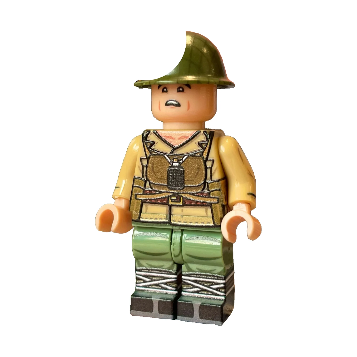 Japanese Type 100 Infantryman Saipan Campaign WWII – Custom Printed Brick Block Figure Japanese Type 100 Infantryman Saipan Campaign WWII – Custom Printed Brick Block Figure