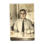 Joseph Rochefort WWII Portrait Tile (2x3 Printed Brick) – Custom 3D Printed Miniature Accessory Parts Pieces for Brick Block Figures