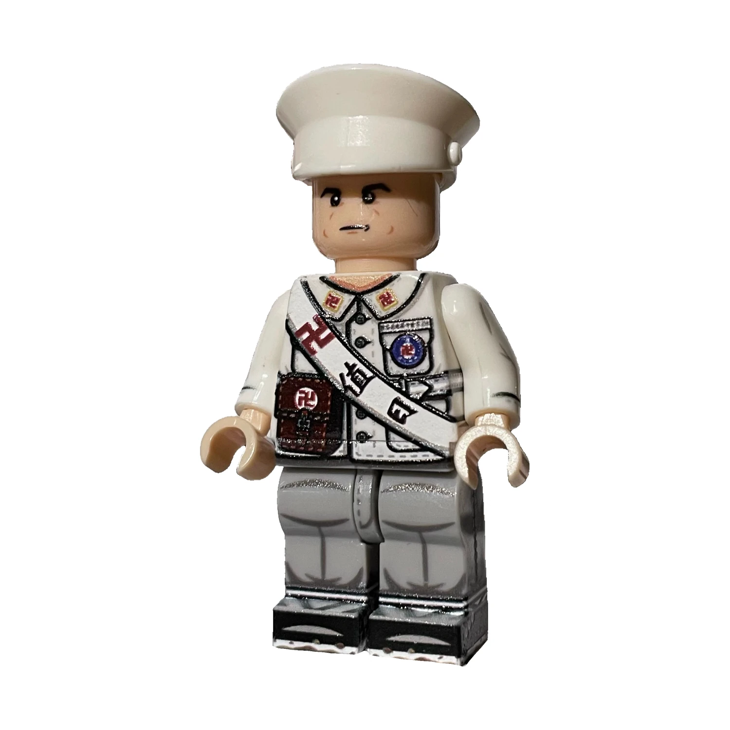 Nanjing Red Swastika Society Duty Officer Second Sino-Japanese War – Custom Printed Brick Block Figure