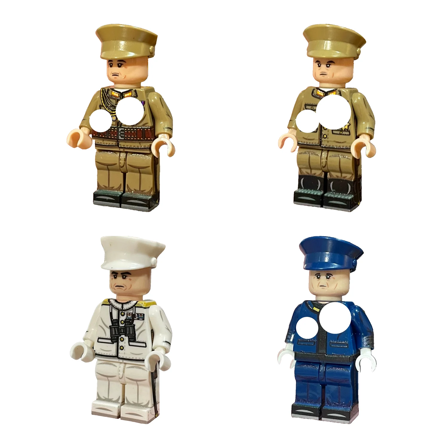 Pacific Theater Japanese Generals Collection WWII – Custom Printed Brick Block Figure Pacific Theater Japanese Generals Collection WWII – Custom Printed Brick Block Figure