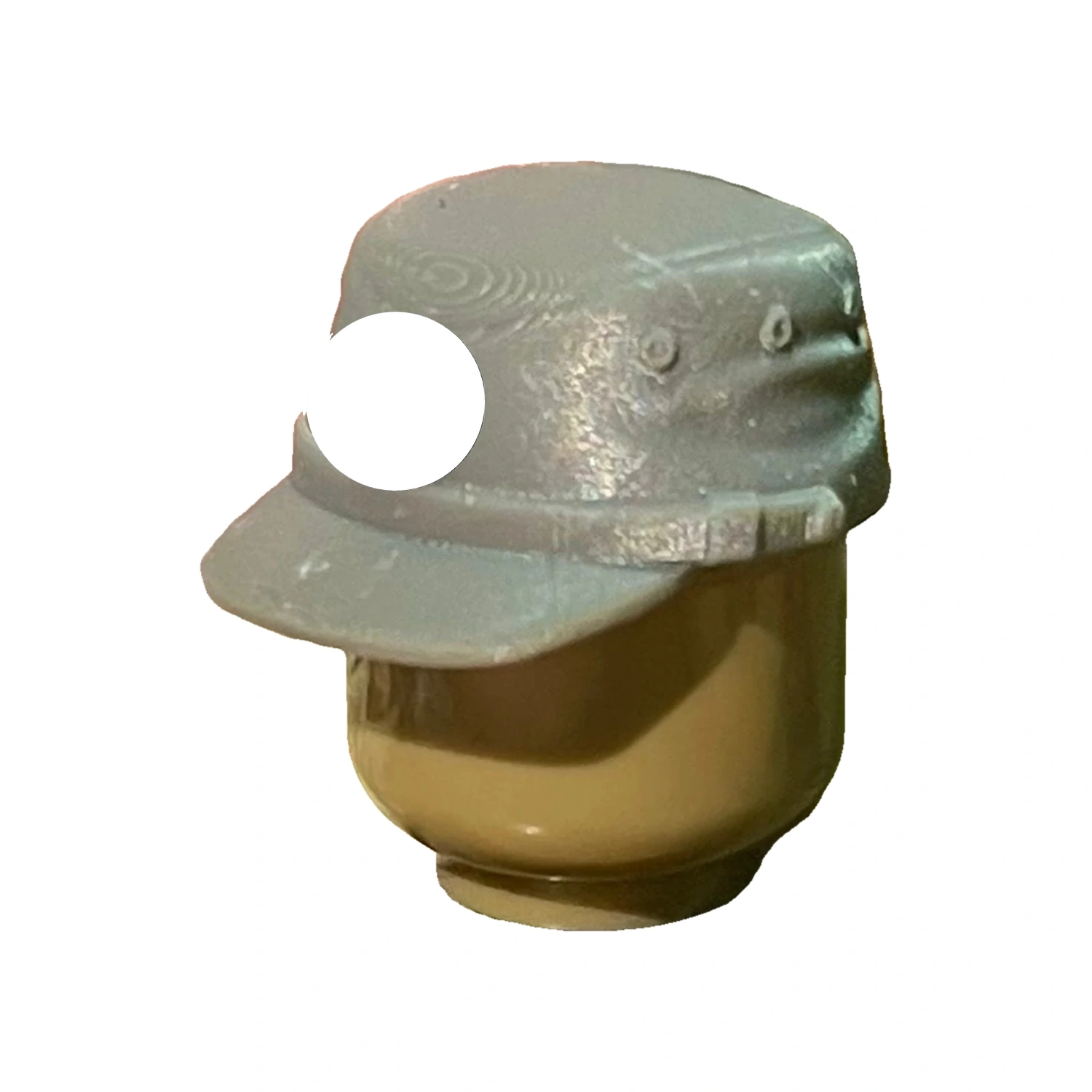 Sea Gray Sailor Field Cap – Custom 3D Printed Miniature Accessory Parts Pieces for Brick Block Figures