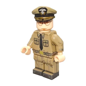 US Navy Cryptanalyst Joseph Rochefort Battle of Midway WWII – Custom Printed Brick Block Figure Us Navy Cryptanalyst Joseph Rochefort Battle Of Midway Wwii – Custom Printed Brick Block Figure